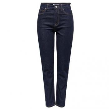 Vaqueros straight Only Emily azul oscuro