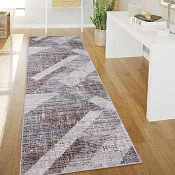 Tapis Marron Abstrait 80x150 cm