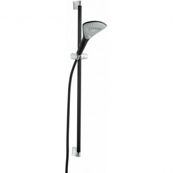 Kludi Fizz Barres de Douche Flexibles 90 cm, 3 Jets Noir Mat