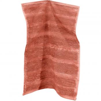 Cawö „Noblesse“ 6‑er Waschhandschuh‑Set, Seiflappen Frottee Zimt 369