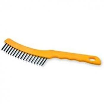 Éliminez les Plaques: Brosse à Main Acier Laitonné Ø 0.30 mm