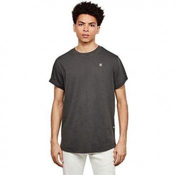 G-STAR RAW Lash Straight Fit T-Shirt, Grigio, XL Uomo
