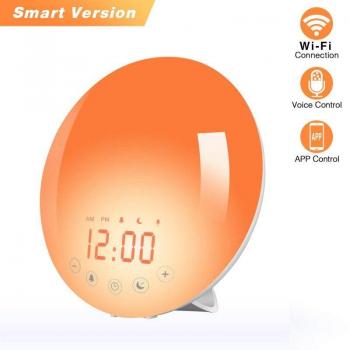 Intelligenter Wecker mit buntem Licht und WLAN