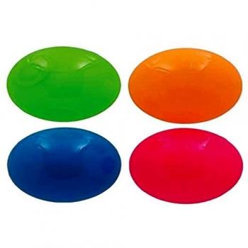 Light-Up Bouncy Balls (Pack of 4) 5cm Diameter, 4 Color Variations, Pocket Money Toys