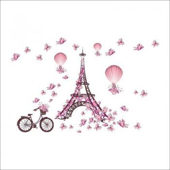 Papillon Floral Mur