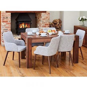 Classic Walnut Home Dining Set – CDR04B & CDR03M