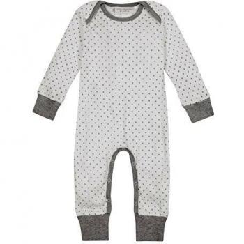 Mono para bebé a rayas, color blanco, talla 3-6 meses, Sense Organics