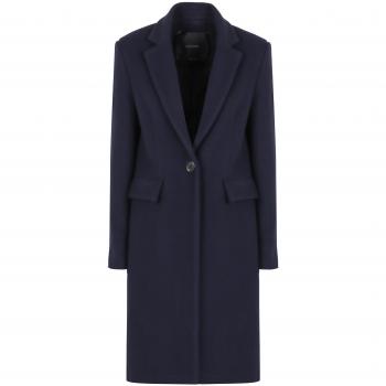 Pinko Women's Blue Wool Coat | Size 40 | 103697A225