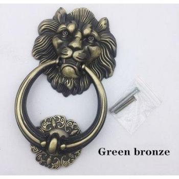 Antique Lion Door Kicker