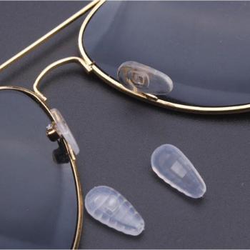Accessoires de lunettes : 5 paires de plaquettes nasales en silicone antidérapantes