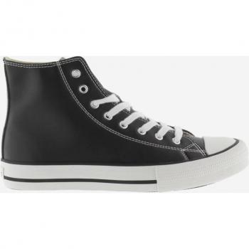 Victoria High Top Vegano Efecto Piel Negra