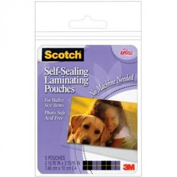3M Laminating Pouches 2X3 5-Pack