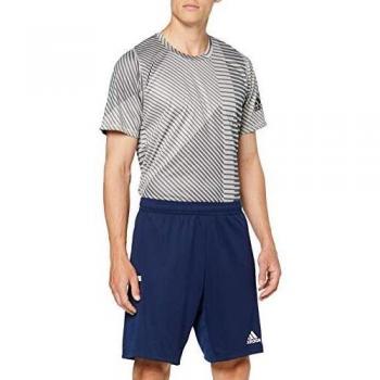 Shorts de football adidas Team 19 Homme, Bleu Marine/Blanc, XL
