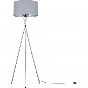 MINISUN Brushed Chrome Tripod Floor Lamp