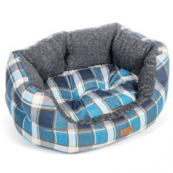 FatFace Fleece Check Deluxe Slumber Bed – Premium Edition