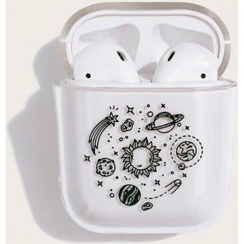 Coque de protection transparente pour AirPods 2 avec motif soleil