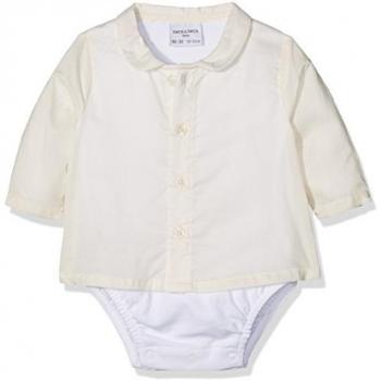Neck And Neck Girls' Beige Clothing Set