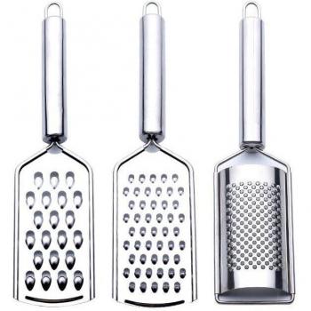 Long Handle Cheese Grater and Fruit Peeler