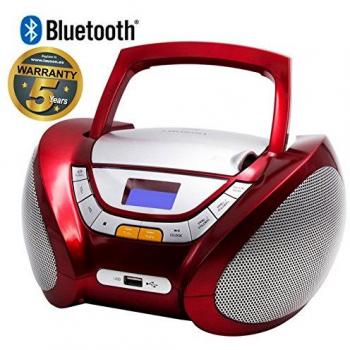 Lauson CP449 Radio CD Portátil con Bluetooth