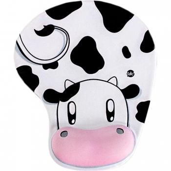 Wrist Rest Cow Print Mouse Pad with Skid Resistance