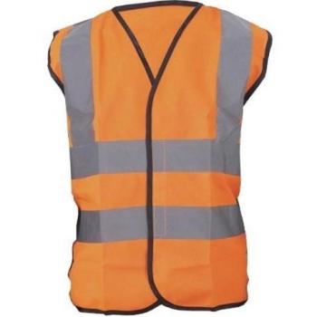Yoko Hi-Vis Orange Vest for Kids 4-6 Years