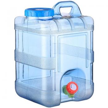 15L Food Grade Plastic Water Bucket with Lid and Faucet