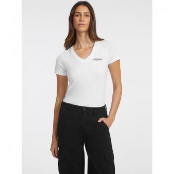 Guess Jeans T‑shirt W4YI23 J1314 Bianco Slim Fit (1)