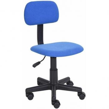 Bakaji Sedia Girevole con Schienale Ergonomico Blu