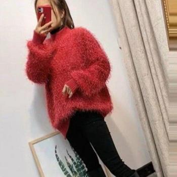Estilo Perezoso Vangull Suéter Furry Women’s Medium Neck