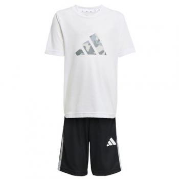 Pantalón y Sudadera Train Essentials para Niños en Verde Oliva