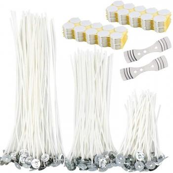 Pack de Fabricación de Velas con Mechas y Centradores
