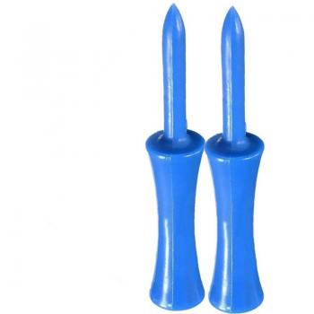 Blue Plastic Golf Tees