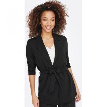 Blazer femminile col à revers con cintura Geggo JDY