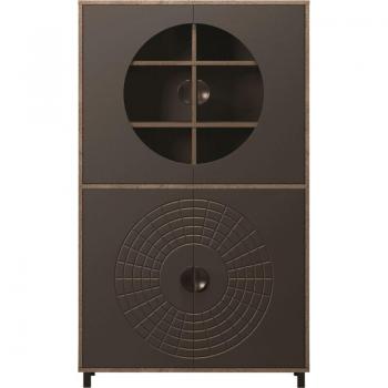 Credenza Fusion 4 Porta con Vetro