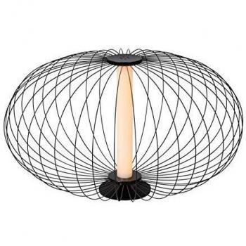 Lucide 20514/50/30 Lampe de table, Carbone, 5 W, Noir