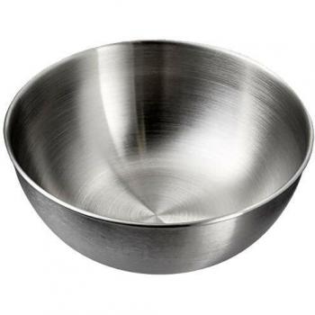 IBILI Bistrot‑Schüssel 30 cm, Edelstahl, 30×30×5 cm – inkl. Rezeptheft