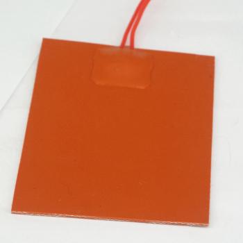 Coussin de Chauffage Silicium 12V CC 20W, 80×100 mm, Flexible et Étanche