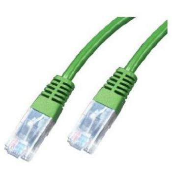 Latiguillo de red 10m RJ45 UTP CAT 5e verde