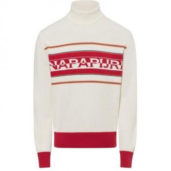 Napapijri Strickpullover mit hohem Kragen für Herren