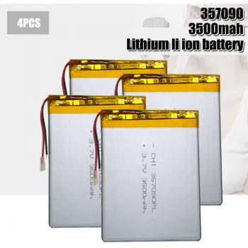Células LiPo de 3500mAh 3.7V 357090 para dispositivos electrónicos y juguetes MP3