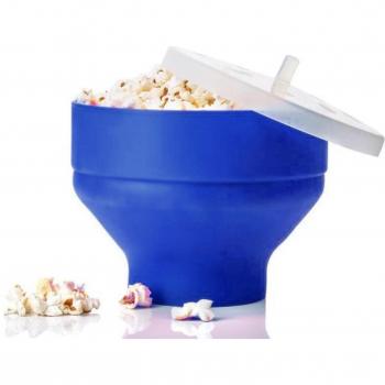 Fenvella Collapsible Silicone Popcorn Packer – Easy Microwave Use, Dishwasher Safe