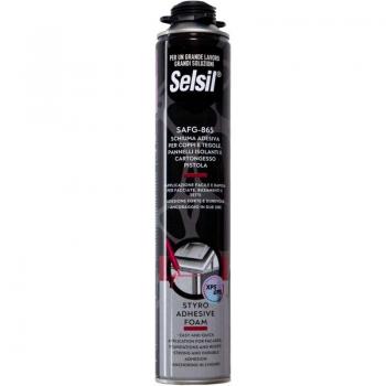 Schiuma Poliuretanica Selsil 750 ml per Coppi e Tegole – Kit da 12 pistole