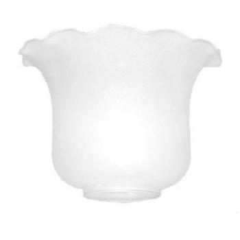Tulipa de cristal mini mate ODEON de 4.5 cm de diámetro para lámparas clásicas