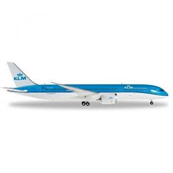 Avión Azul y Blanco 787-9 Herpa KLM