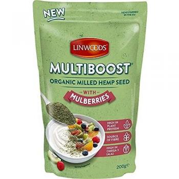 Semillas de Cáñamo y Moras Blancas Molidas 200g Linwoods