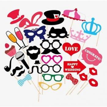 Accesorios Divertidos para Photocall Nupcial