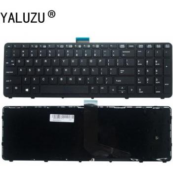 YALUZU Englisch‑Laptop‑Tastatur für HP ZBook 15 und 17 (G1/G2) – PK130TK1A00, SK7123BL – Schwarz