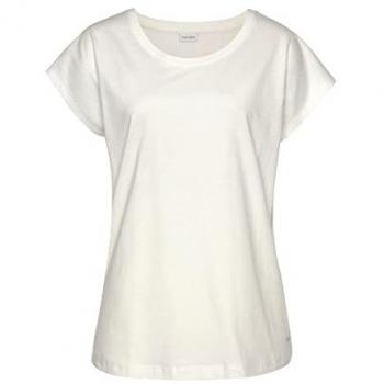 LASCANA Ecru Pyjamaoberteil für Damen