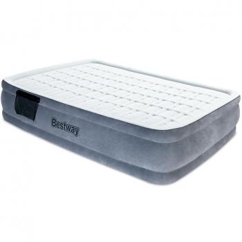 Cama Hinchable Bestway Premiere Plus Elevada Queen con Inflador Integrado