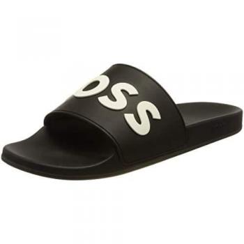 BOSS Herren Slipper Kirk_Slid 50488911, Dunkel
